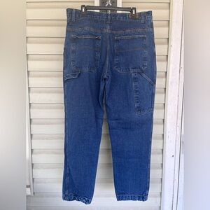 VTG Boston Traders Flannel Lined Carpenter Jeans 90’s Mens Sz 35x32.5 Outdoor